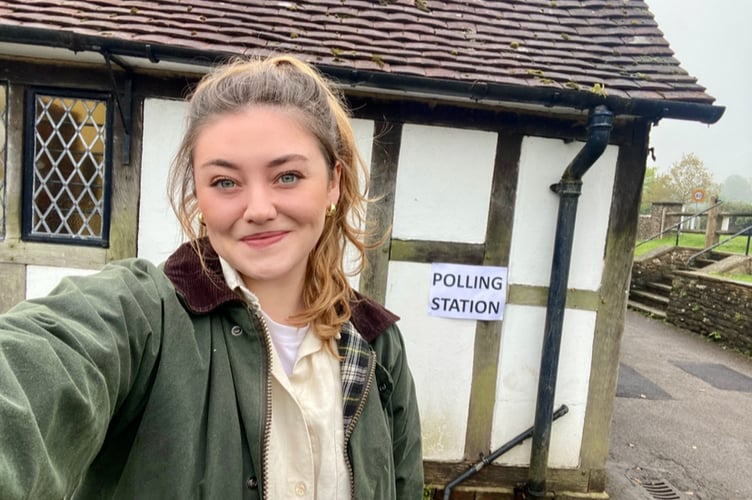 Phoebe Sullivan, 28, is based in Haslemere and is the Waverley Borough Councillor for Witley and Milford