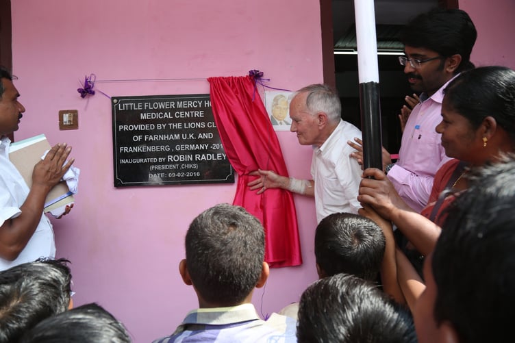 Robin Radley opens a care home in Kerala