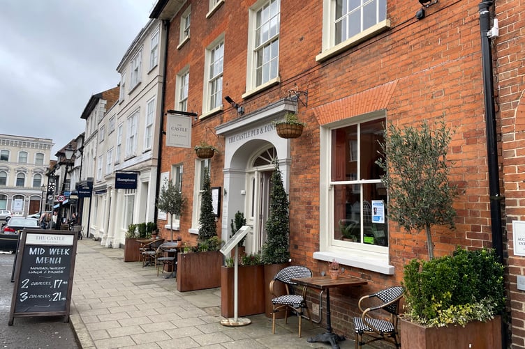 The Castle pub in Farnham