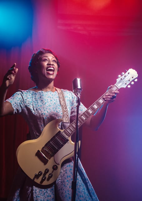Beverley Knight as Rosetta Tharpe.