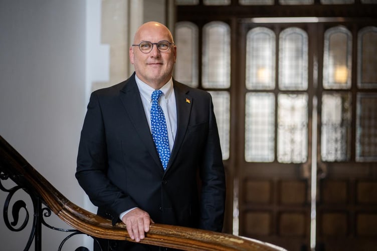 Leader of Hampshire County Council Cllr Nick Adams-King