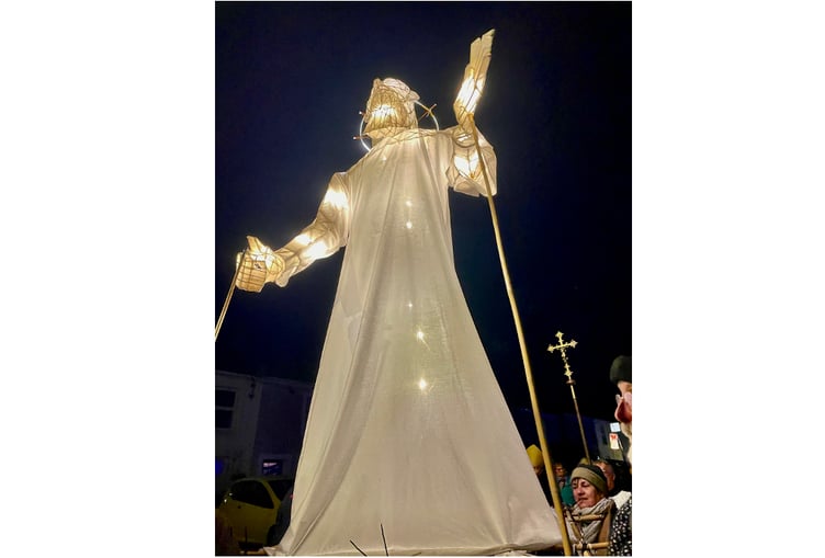The large St Blaise lantern created by Salt Projects Cornwall. Picture: Kelvin Simms
