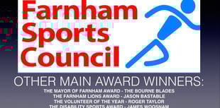 Farnham Sports Awards organisers pay tribute to this year's winners