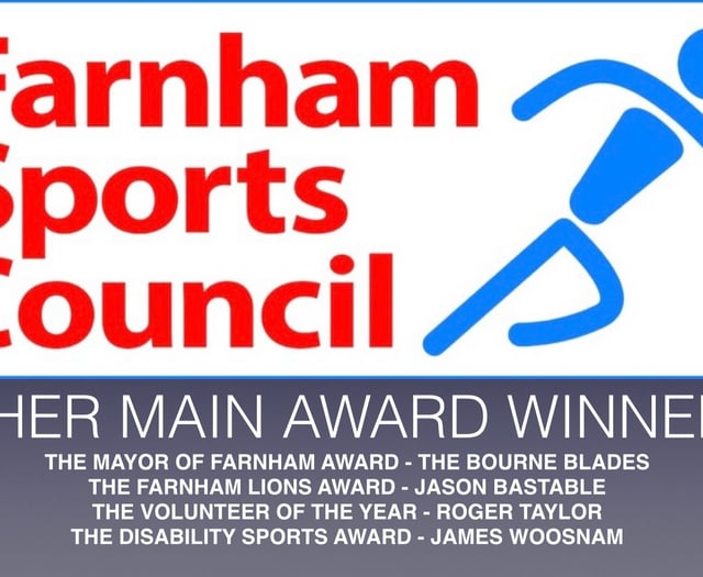 Farnham Sports Awards organisers pay tribute to this year's winners