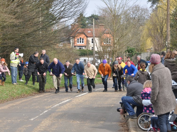 Elstead Village Pancake Race