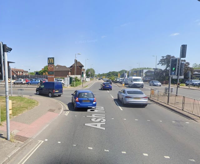 Farnham man questioned following three-vehicle smash
