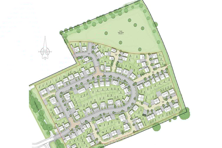 The Cadnam Farm housing plan
