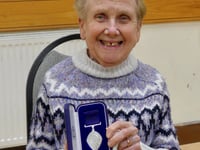 Choir stalwart Margery is an outstanding citizen