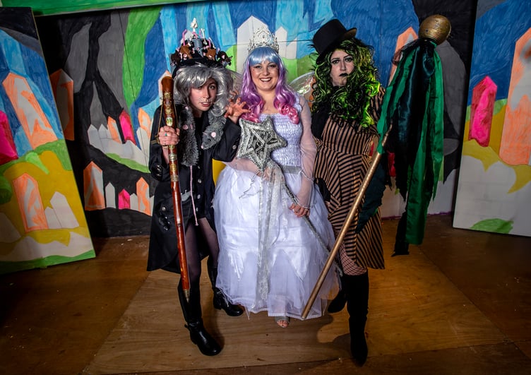 Ratwurst, Fairy Strudel and Saur Kraut played by Bethany Harvey, Ellie Vercoe and Toni Gaff. Picture: Paul Williams