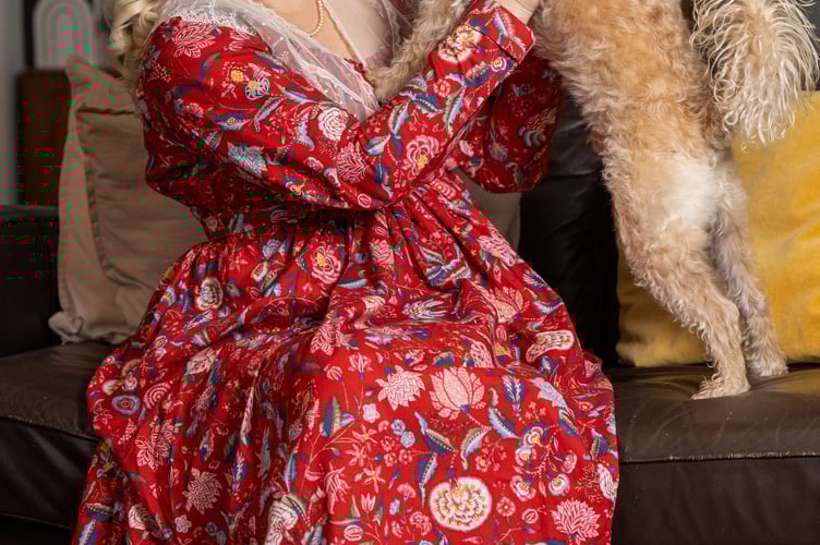 Jessica Bull, a Jane Austin fan who stylises herself life to emulate that of the authors; wearing Regency-style clothing and attending balls, London, February 11 2025. Release date February 23 2025. Meet the woman who lives like Jane Austen - from dressing in Regency-style costume to writing novels. Jessica Bull has been in love with the writer ever since the first episode of Pride and Prejudiced aired on the BBC in 1995. The 46-year-old from London is a Janeite - a term used to characterise devotees of Jane Austen's work. The mum-of-two has inhabited her world - by dressing dressing up in Regency-style customes, attending balls and even learning how to horse ride. She has read all her works, watched every adaptation and read every biography she could find.