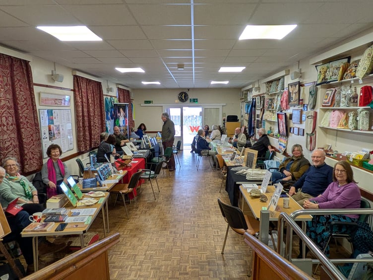 A local authors book fair was part of the Words in Watchet literary festival. PHOTO: David Chadwick.