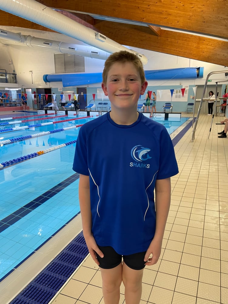 Henry who gained a regional qualification time in 50m breaststroke