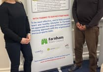 Sally Grace and Andre Strachan present pickleball and padel present vision to Farnham Sports Council