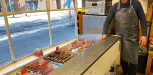 VIDEO: Anyone for zebra? Butcher Richard has familiar and exotic meat