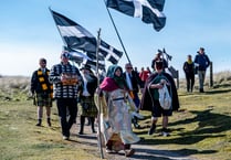 Sun shines on St Piran Play 