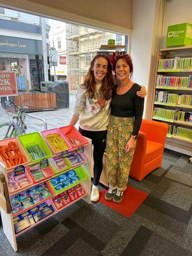Rhian Evans and Nicki Gaskell, co-founders of the Manx Menstrual Movement