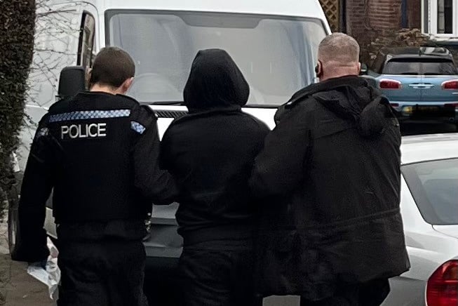 A suspected cannabis farmer is arrested by Hampshire police.