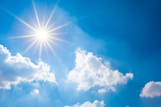 Sunny spells today with patchy rain tomorrow