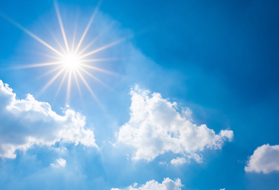 Sunny and mild with clear skies continuing tomorrow