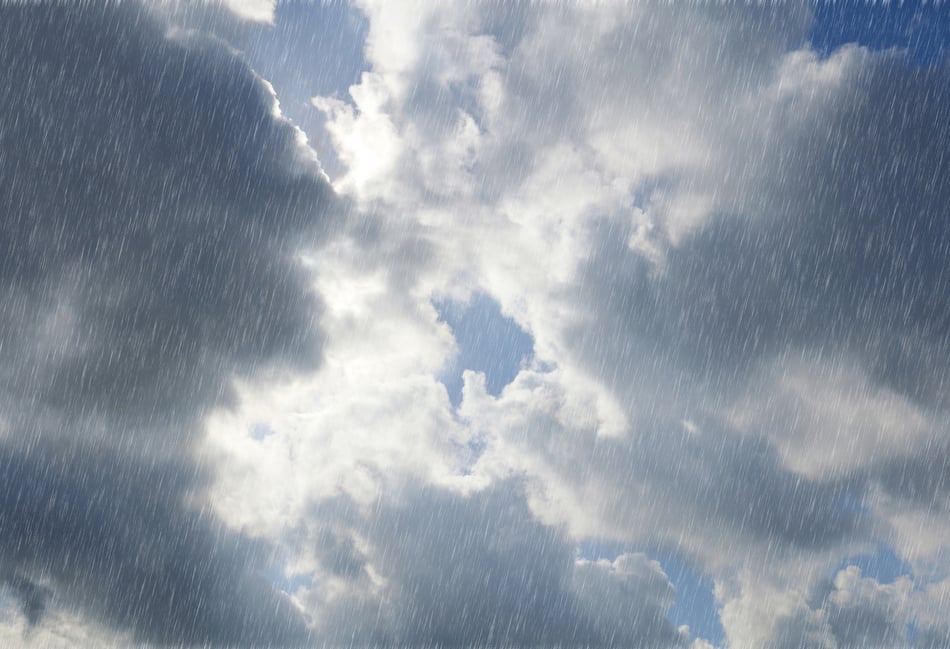 Rainy day with moderate showers followed by heavy rain tomorrow
