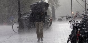 Expect heavy rain today, patchy rain tomorrow