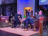WATCH: The Rev Richard Coles charms Farnham Literary Festival