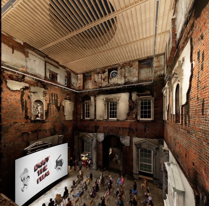 Clandon Park House's Marble Hall could be used to hold events for the community.