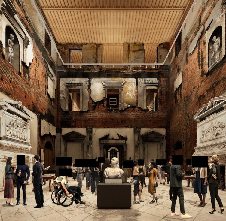 Visitors to Clandon Park House can engage in cultural activities and workshops in the palladio space.