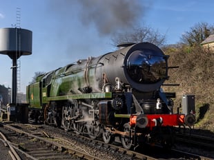 Steam back in time with Watercress Line ride behind Canadian Pacific