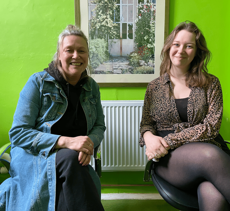 Aly Duff, left, and Amy Wheeler, The Phoenix Theatre and Arts Centre, Bordon, March 13th 2025.
