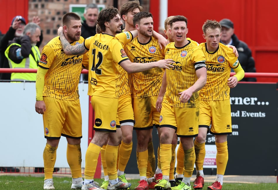 <p>Aldershot Town picked up a vital win at Altrincham (Photo: Ian Morsman)</p>