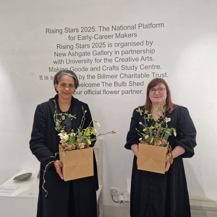 Makila Nsika and Zillah Puri, New Ashgate Gallery, Farnham, March 15th 2025.