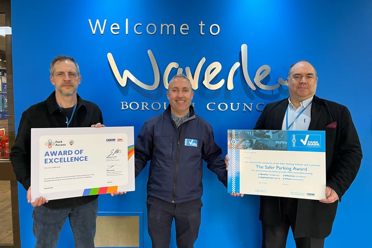 Waverley Borough Council parking awards