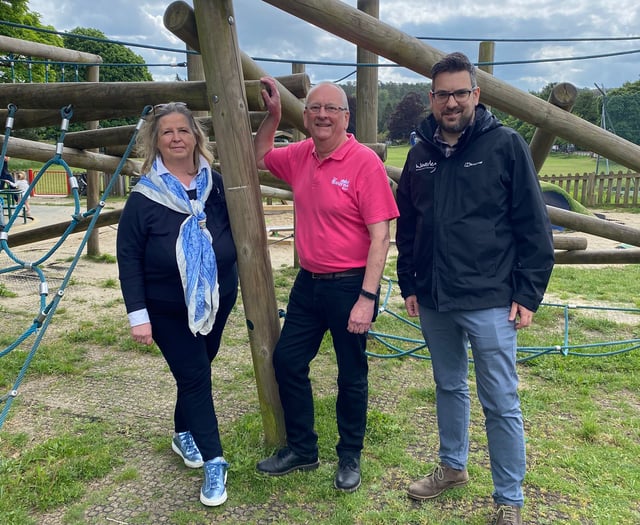 Natural Bourne fundraisers as play area gets show boost