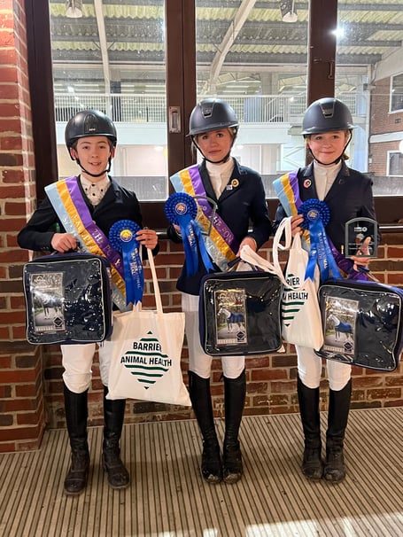 Petersfield Pony Club's Grand Prix winners