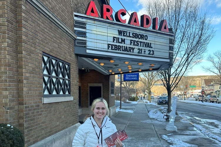 Lauren at Wellsboro Film Festival in Philadelphia