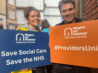 Right at Home takes part in march calling for social care reform 
