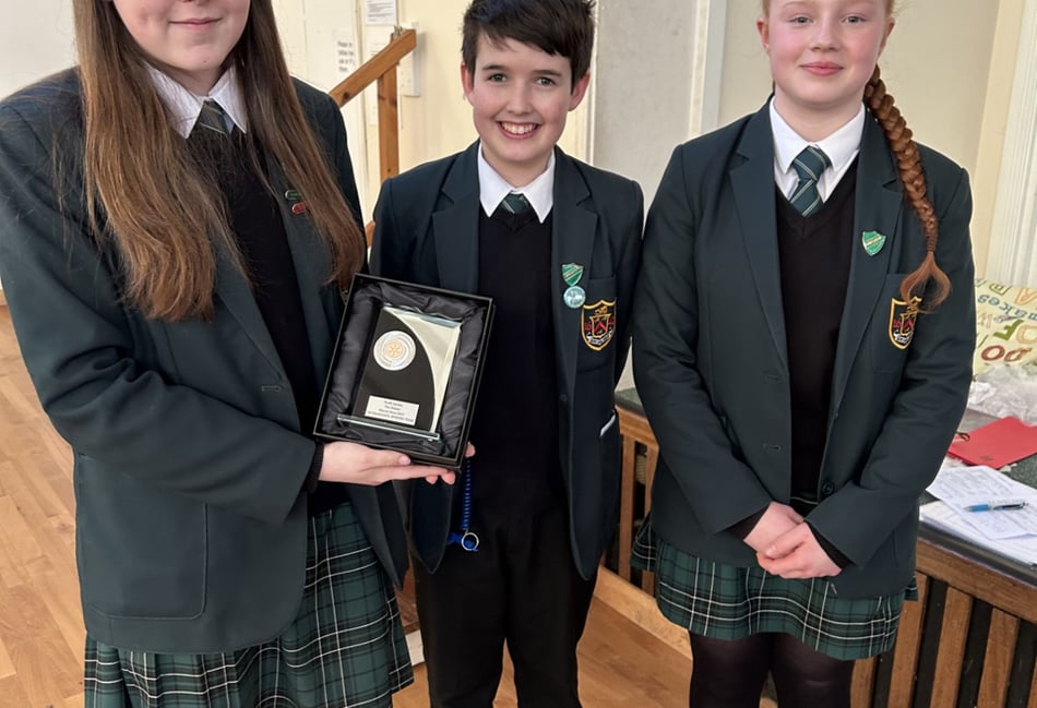 <p>The winning team from Eggar's School</p>