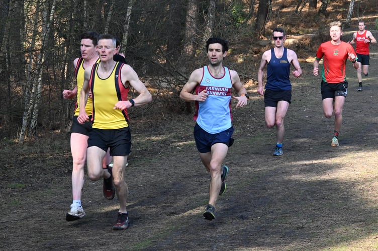 Joe Collins was Farnham Runners' first finisher