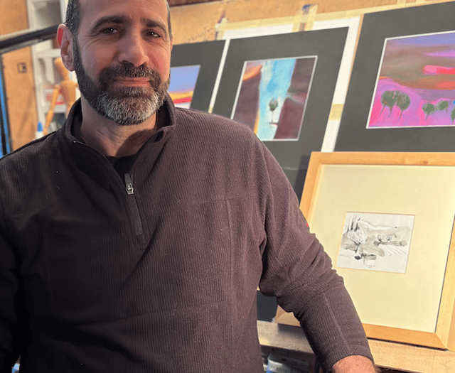 Home town exhibition for Farnham artist with Greek heritage