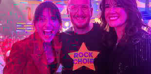 Sweet, Caroline! Rock Choir founder leads Red Nose Day performance