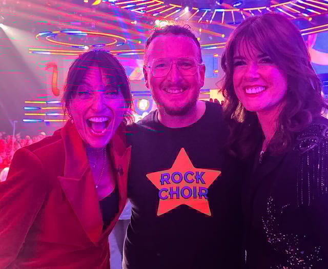 Sweet, Caroline! Rock Choir founder leads Red Nose Day performance