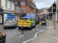 WATCH: Emergency vehicle held up in Farnham's traffic gridlock
