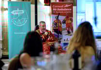  Gala dinner raises £5,000 for Cornwall Air Ambulance 