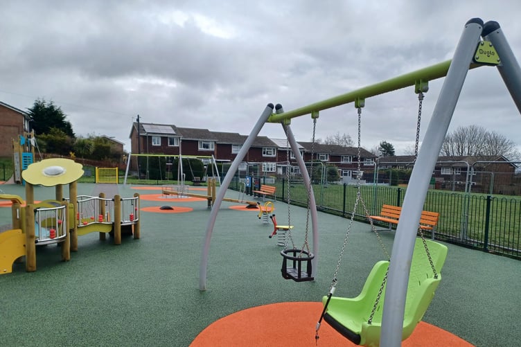 Sandy Hill play area after