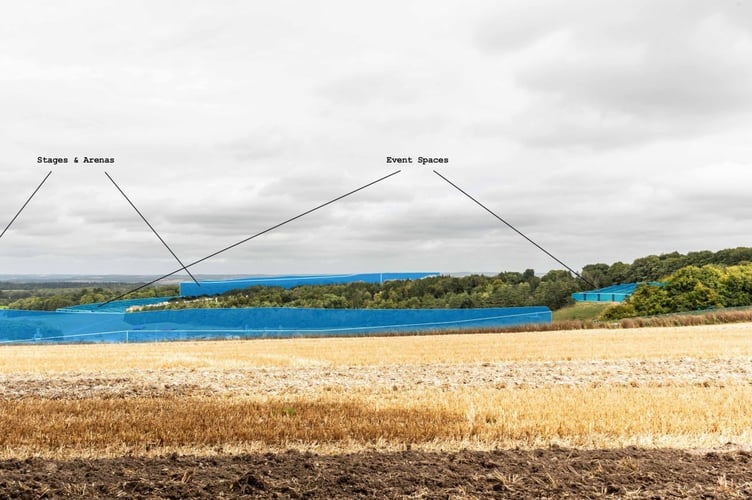 Boomtown Festival 2025 proposed site area.