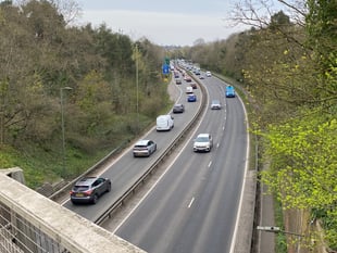 Driver flees after two children injured in Farnham bypass crash