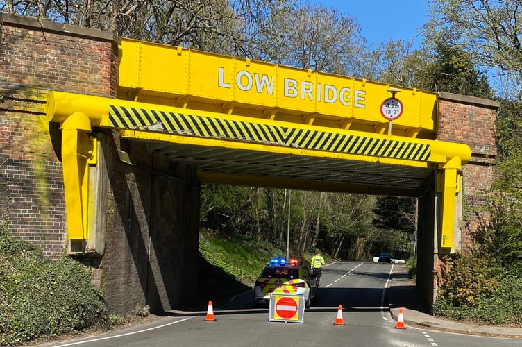 A325 Wrecclesham Road closure accident