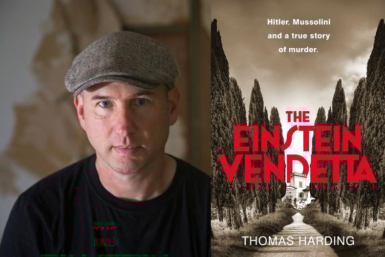 Author Thomas Harding, The Einstein Vendetta.