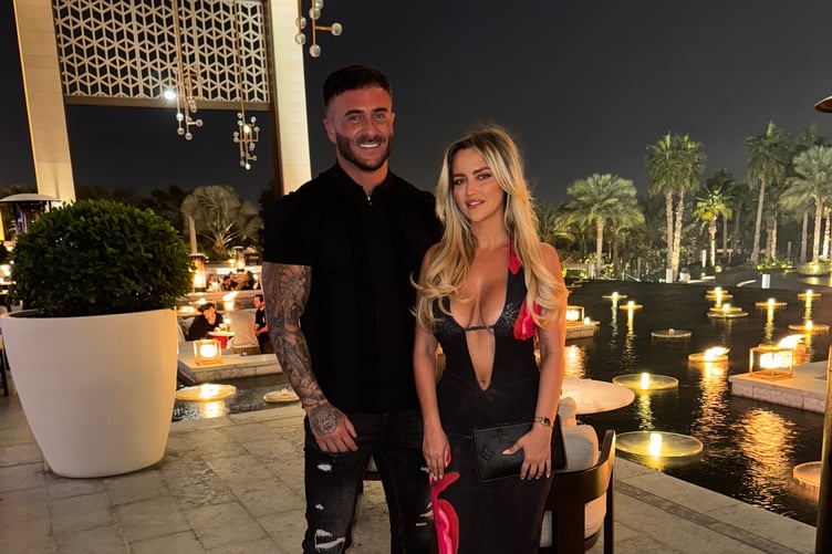 Abbey Moring with her boyfriend. Release date April 8 2025. A glam aesthetician has ditched the salon to join her boyfriend's scaffolding business - and turned the team into social media celebrities who are recognised on the street. Abbey Moring, 27, works part-time for Stellar Scaffolding every week in her pink hard hat to help boost the business' YouTube channel views. Climbing up onto rooftops and buildings to capture videos of the team working, Abbey says the channel has gone "crazy" since it started nine months ago.